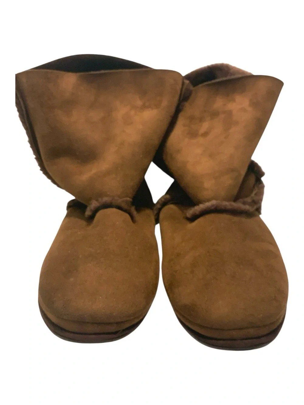Dearfoams Women's Beth Faux Fur Folddown Booties - Picture 6 of 11